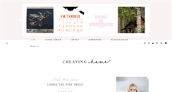 Desktop Screenshot of creatinghome.net